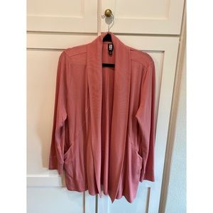 Women's Ideology Sweater Jacket Dusty Pink Size L